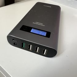 LAptop Smartphone Power Bank, 4 USB ports, Quick Charge 3.0