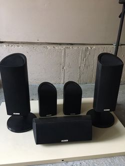 Polk audio rm series 5 speakers set!!