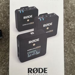 Rode Wireless GO II Wireless Microphone System Dual Channel