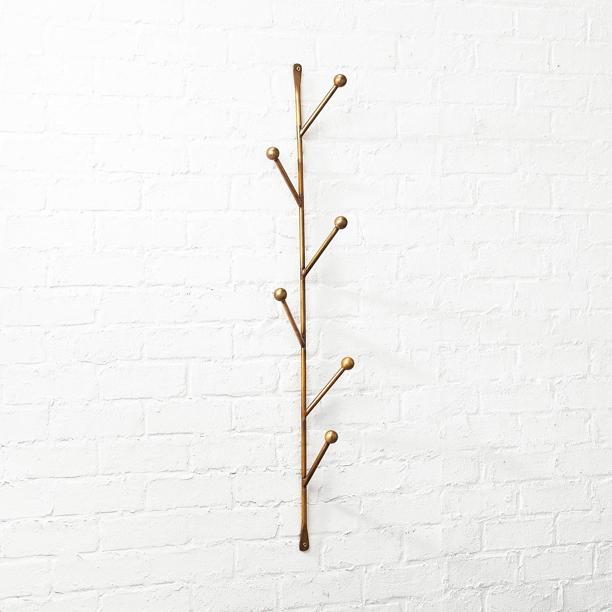 Pair of CB2 Barker Vertical Wall Coat Rack