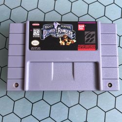Super Nintendo Mighty Morphin Power Rangers The Movie