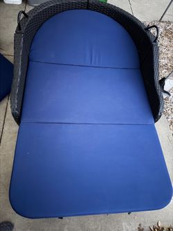 Patio Double Lounge Chair with cover