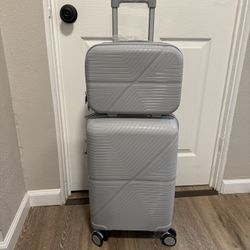 Carry on + cosmetic case (20”-13”)