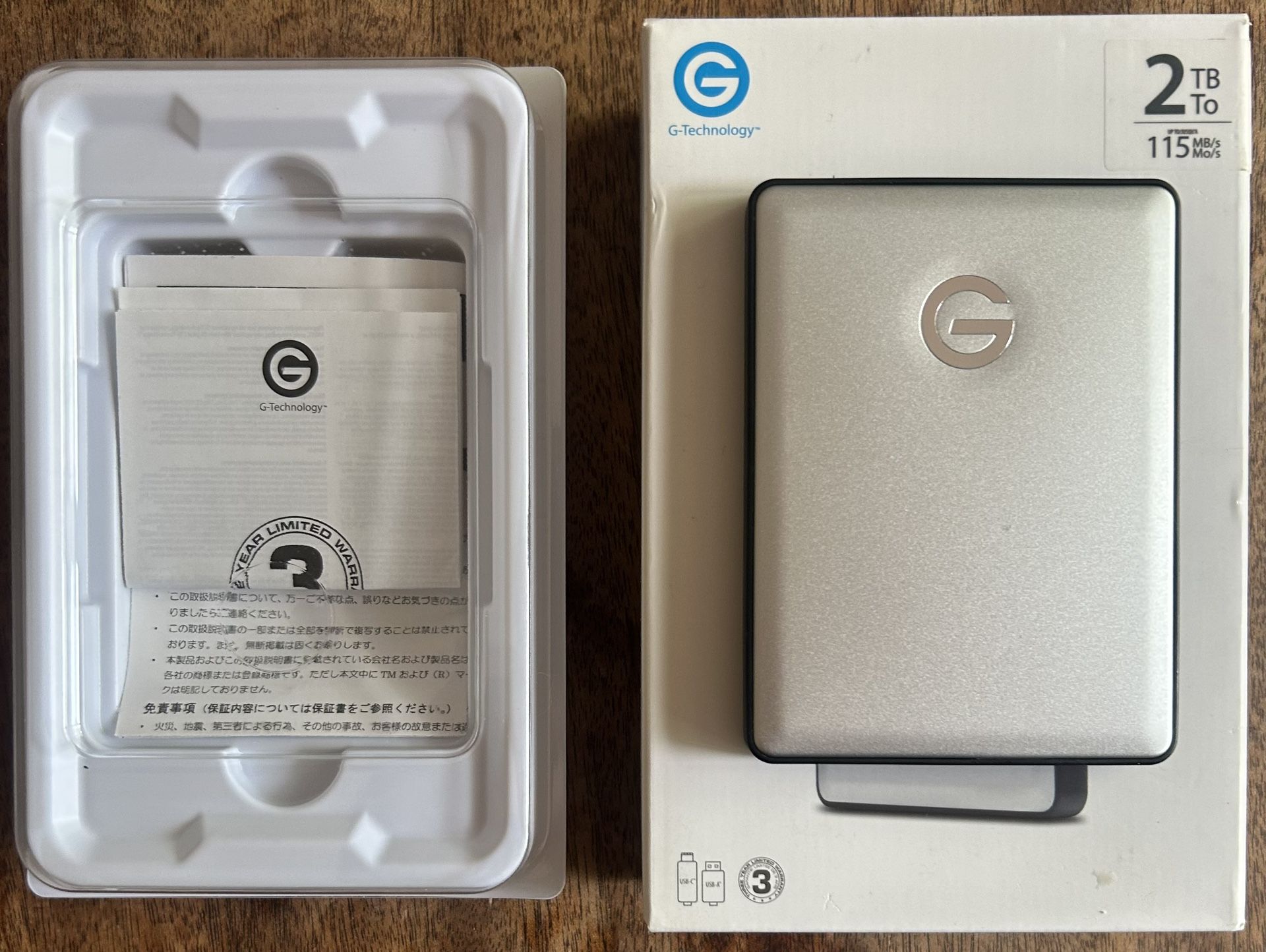 G tech 2TB External Memory drive