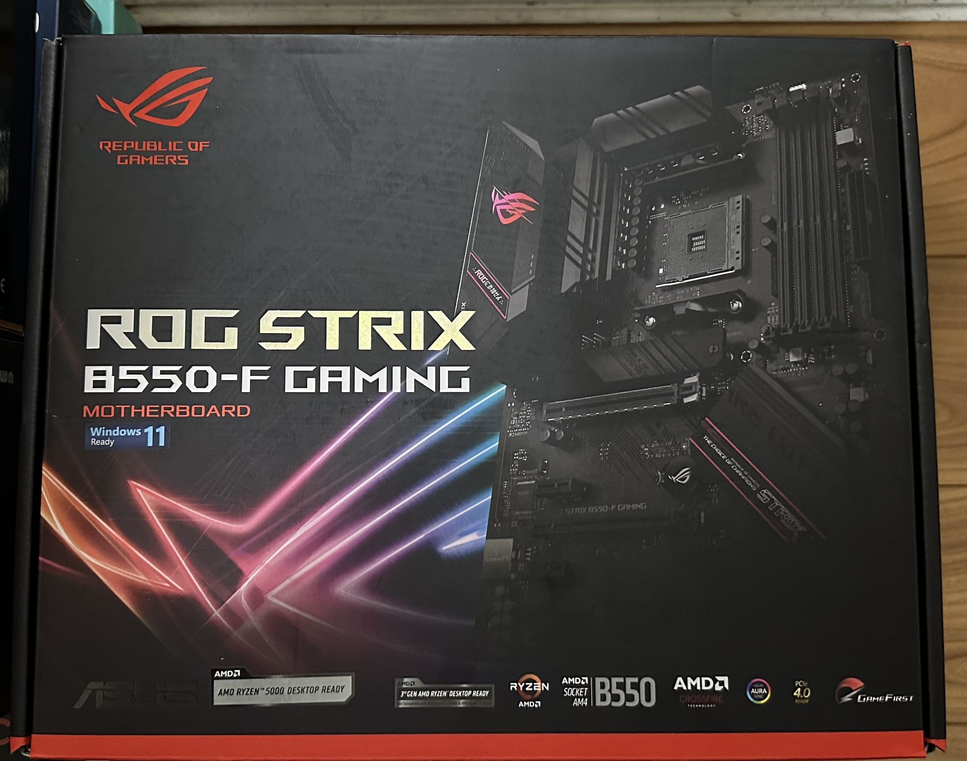 AMD 5800X3D + ASUS ROG Strix B550 Motherboard + 32Gb Corsair Vengeance RAM