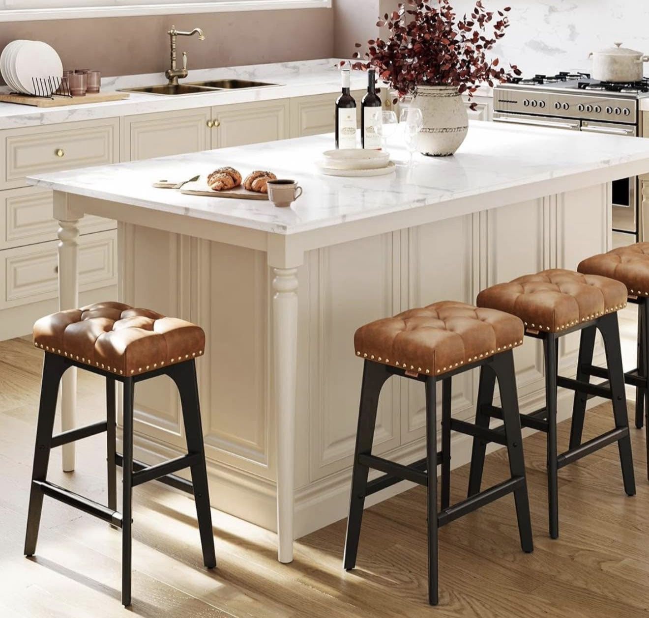 Bar Stools—— Set Of 4 