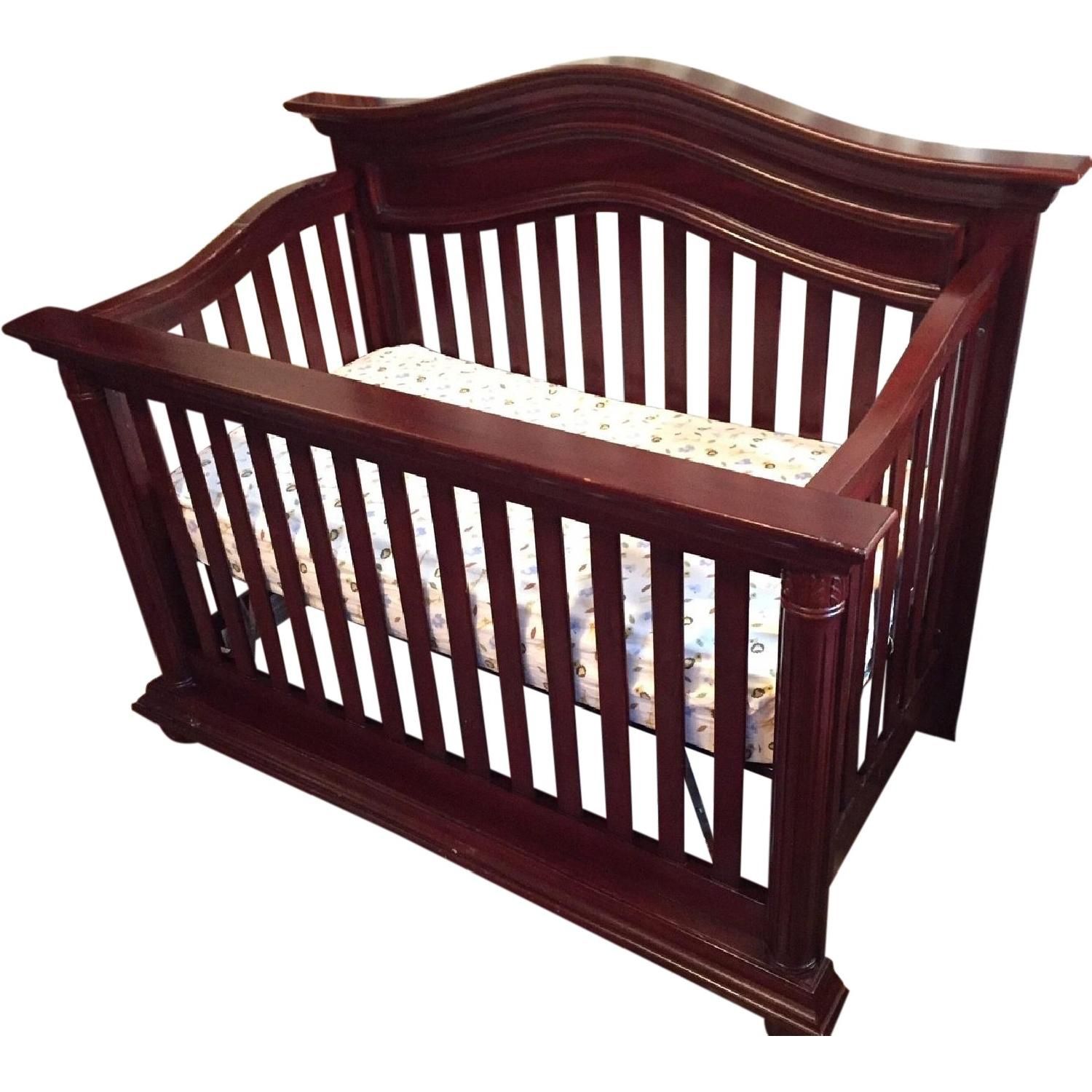Baby Cache Heritage crib Cherry wood(I think) from Babies R Us