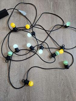 SOLVINDEN LED String Lights – 12 Lights, Outdoor/Multicolor