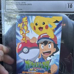 Cgc 10 pokemon post card rare