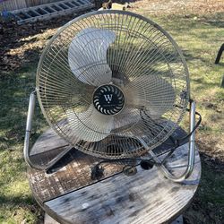 vintage Westpointe industrial floor fan