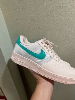 Air Force 1 One Low Beige White Green Size 12