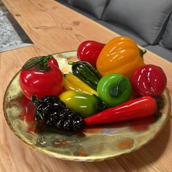 Glass Fruit And Vegetable 