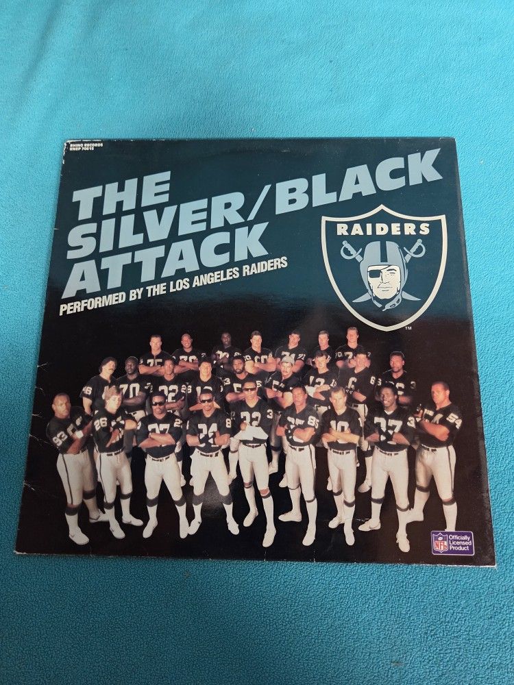 LA Raiders-The Silver/Black Attack 1986 Vinyl LP