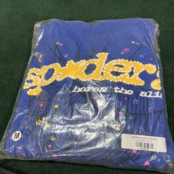 Marina Blue Spider Hoodie 