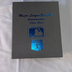MLB Commemorative Silver Coins Album Officially Licensed 1991 Chicagoland Processing (Coins Not Included)