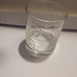 Collectible Starbucks Aroma Swirls 1 & 2 oz Expresso Shot Glass