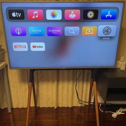 LG 50” TV + TV Stand + Apple TV