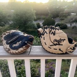 Rawlings Catchers And First Baseman’s Mitts ( Will Sell Separate)