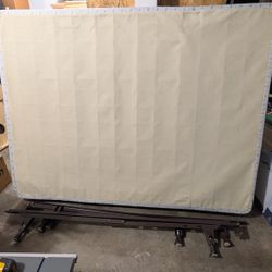 Queen box spring with frame