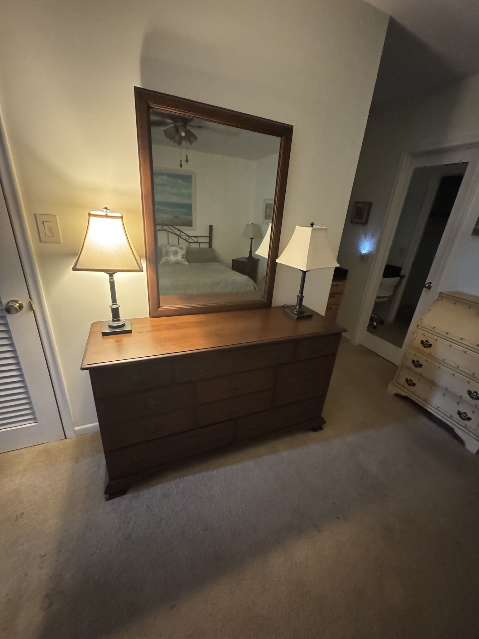 Dresser And Mirror