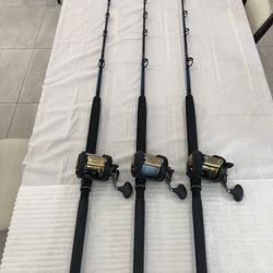 Shimano TLD 30 2 Speed on 20-50 lb custom rods for Sale in Miami, FL -  OfferUp