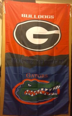 Georgia/Florida divided 3x5ft Banner