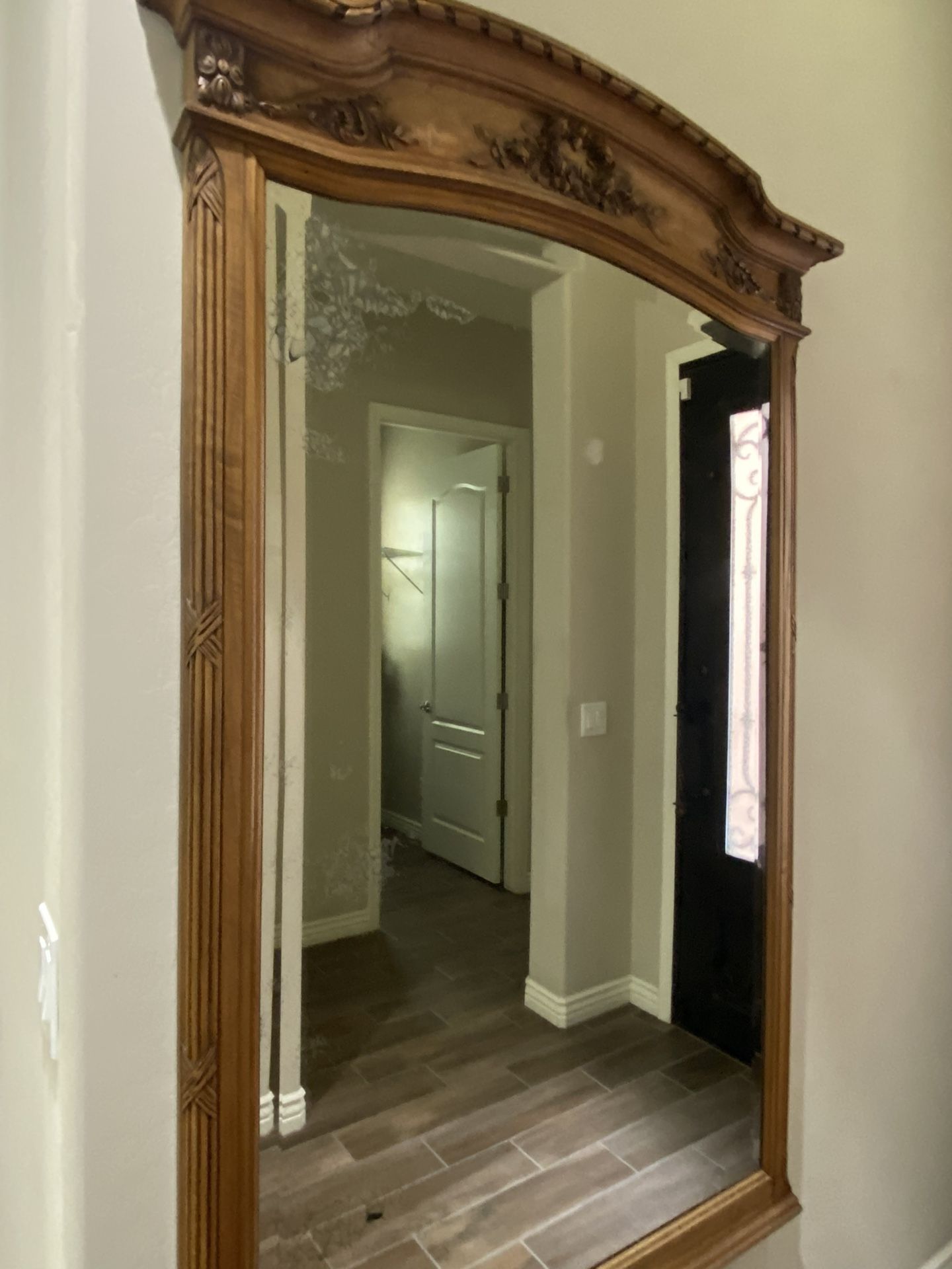 Beautiful Antique Mirror Walnut