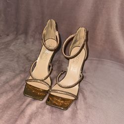 Beautiful Copper Heels Size 8W