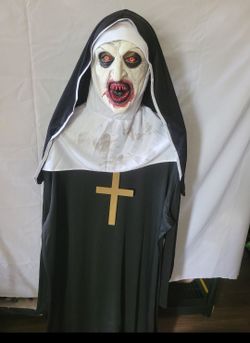 Horror Nun Halloween Costume with Mask