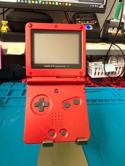 Nintendo Game Boy Advance SP - Red (Fully Refurbished, New Battery)