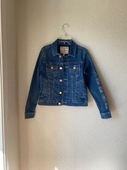 Brand New Womans True Religion brand Blue Denim Jadket