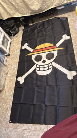 $15 One Piece massive flag almost 6ft tall 70 inch by 36 inch