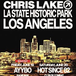 3 Tickets Chris lake Friday Show