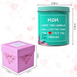 Mothers Day Gifts from Daughter Son Mom Scented Candles Funny Gifts Ideas for Mom Mothers Day Christmas Birthday Unique Gifts for Mama 9oz