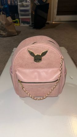 Pokémon Eevee Pink Corduroy Mini Backpack