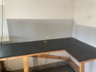 L-Shaped Corner Workbench - Garage Shop Table