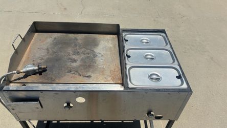 Carrito / plancha para tacos