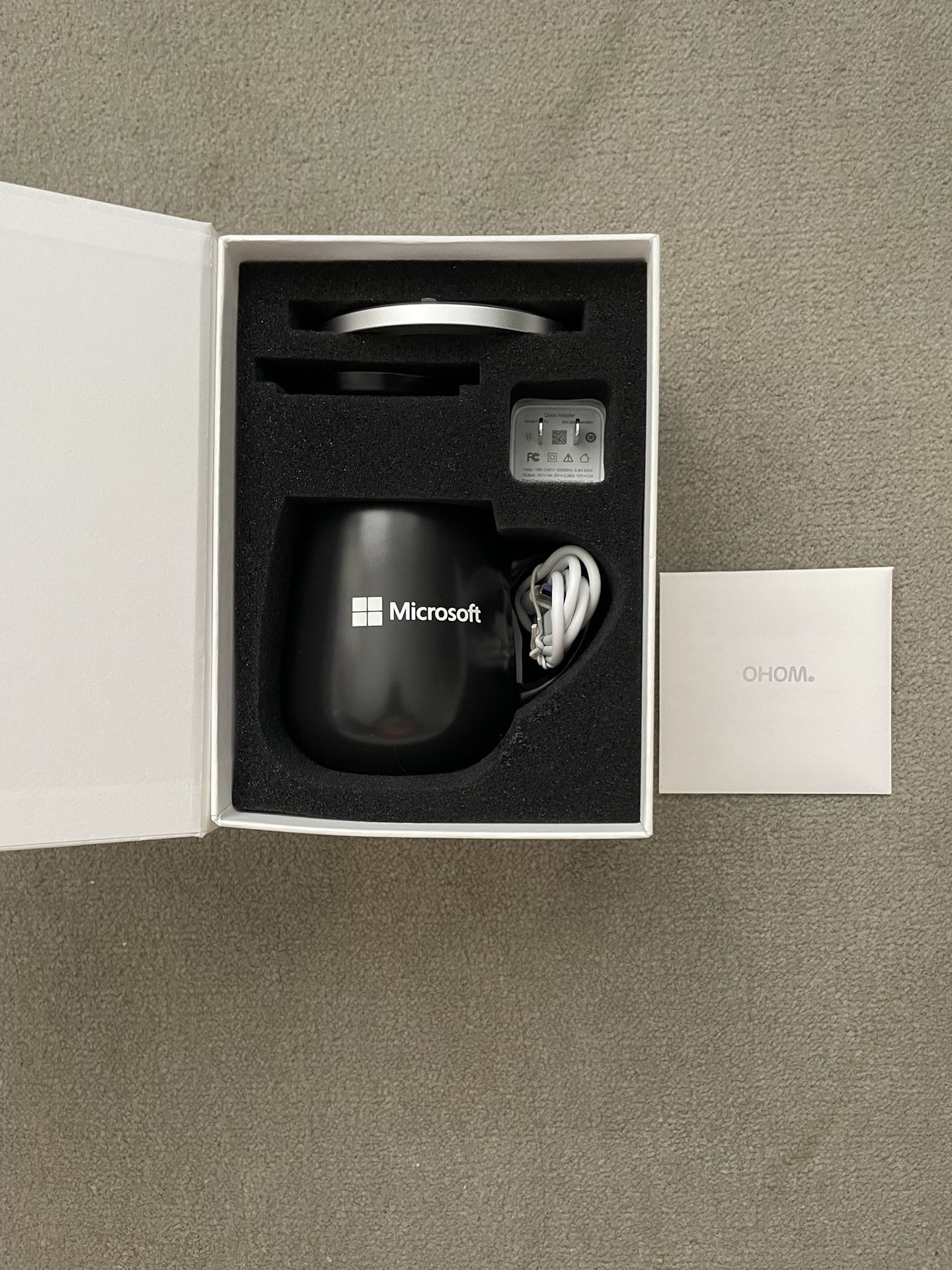 OHOM Ui Self-Heating Mug Set – Microsoft Branded, Brand New in Box