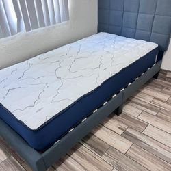 Cama Twin Size Nueva En Su Caja Incluye Colchon 