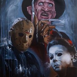 Halloween friday the 13th sweatshirt or hoodie Brand Gilden 