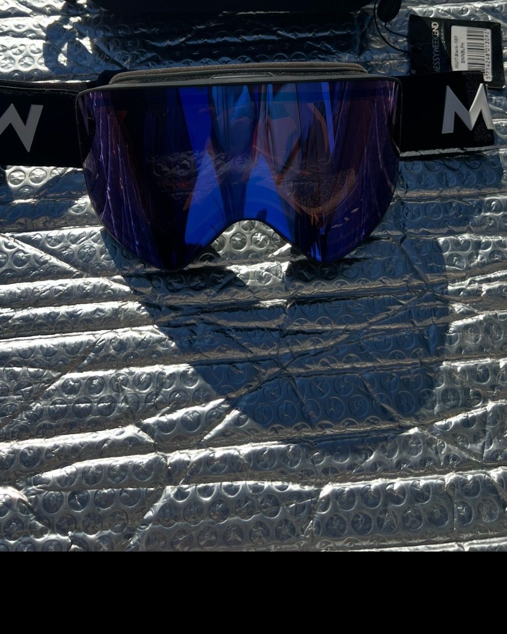MW snow glasses.