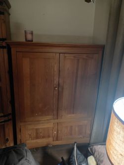 Free King bed, armoir, entertainment center, couch