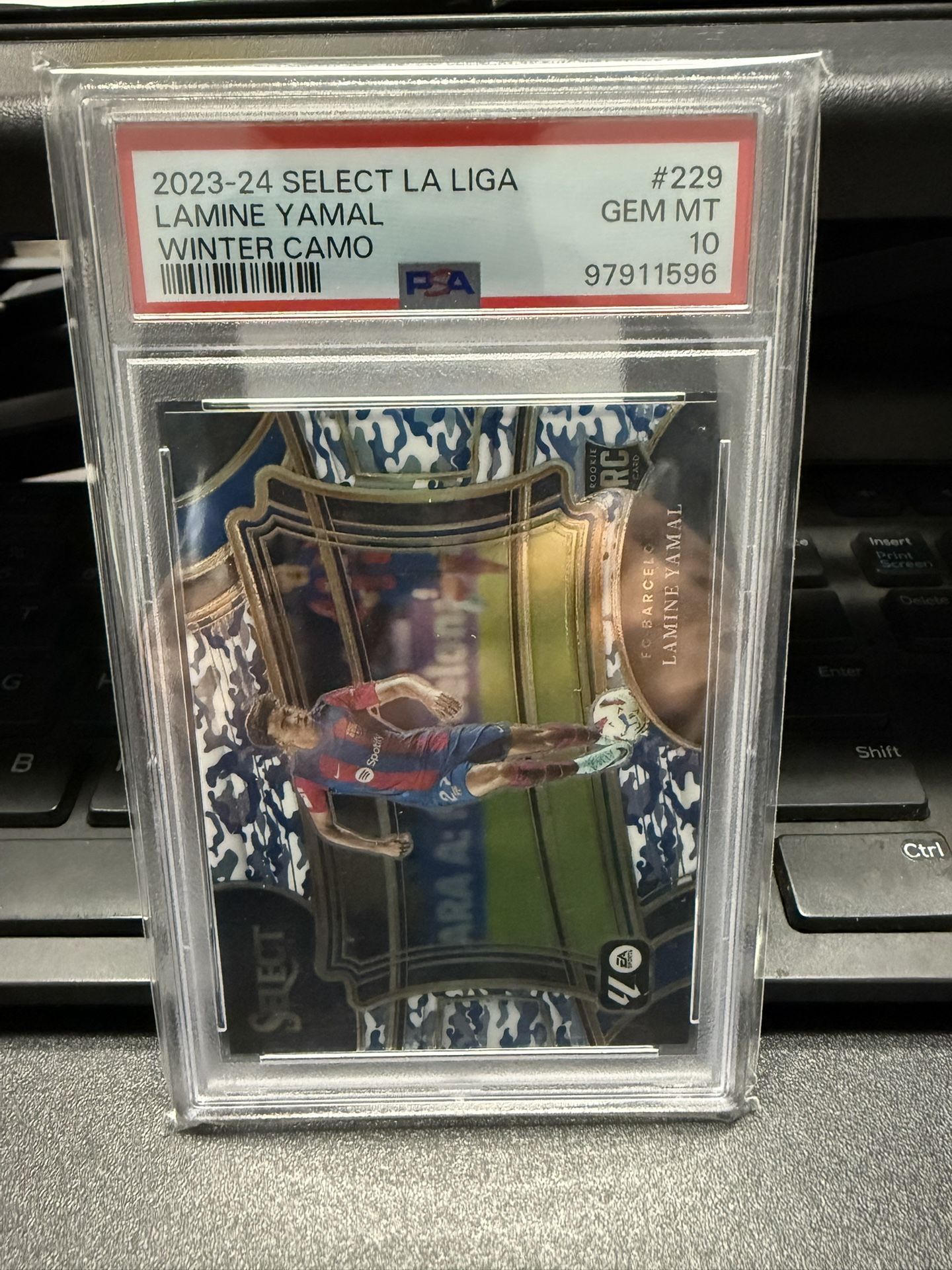 Lamine Yamal Winter Camo PSA 10