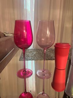 Glass ware and Starbucks cups