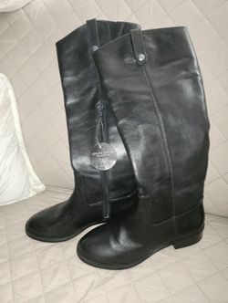 New Womens INC Leather Boots Sz 6
