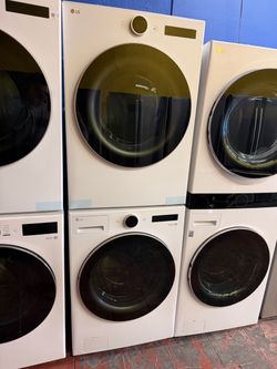Washer and dryer open box