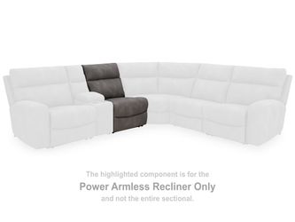 Next-Gen DuraPella Slate Power Armless Recliner 6100331