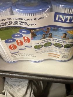 Pool Filters  New Set Of Three