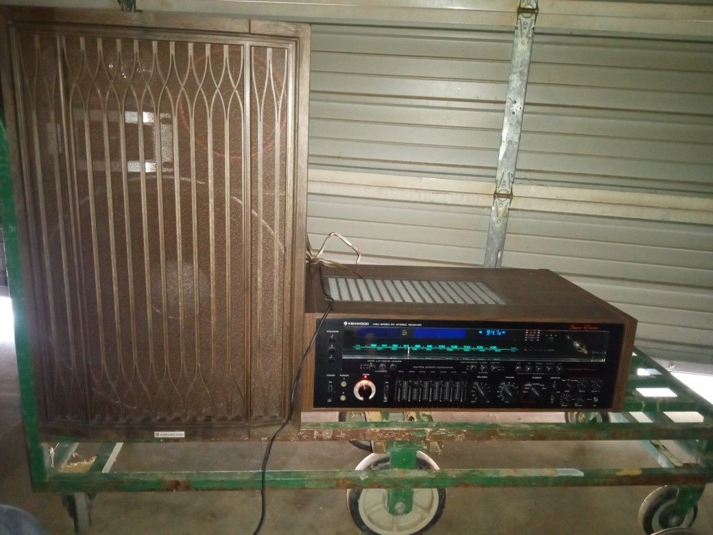5 way Kenwood Blow You Away Speakers With Working Receiver