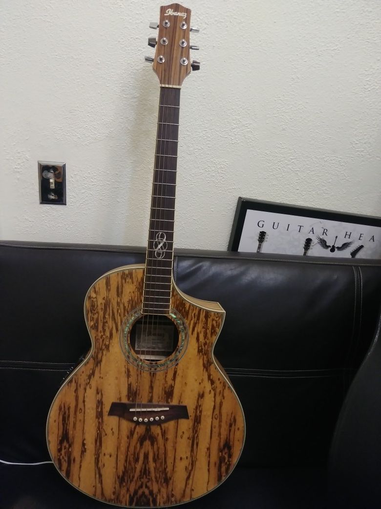 Ibanez electric-acoustic guitar
